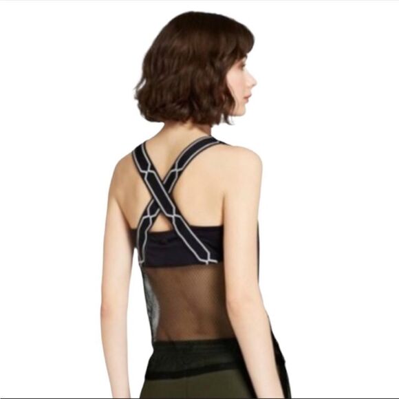 HUNTER X TARGET | Mesh Back Cross Strap Chain Trim Tank Top Women’s Size Medium - Picture 2 of 10